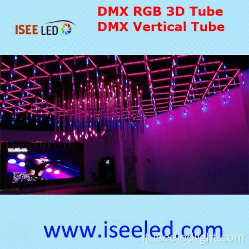 Controllo DMX per tubo LED da 20 cm di diametro